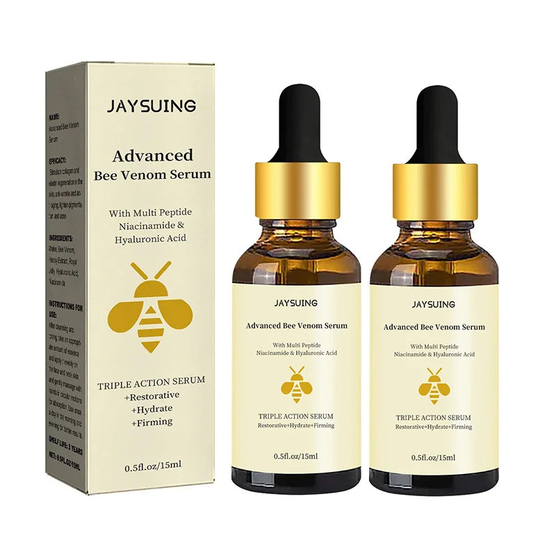 Bee Venom anti Wrinkle Essence Anti-Aging Polypeptide Hyaluronic Acid Essence Can Repair Moisturize and Tighten Facial Skin