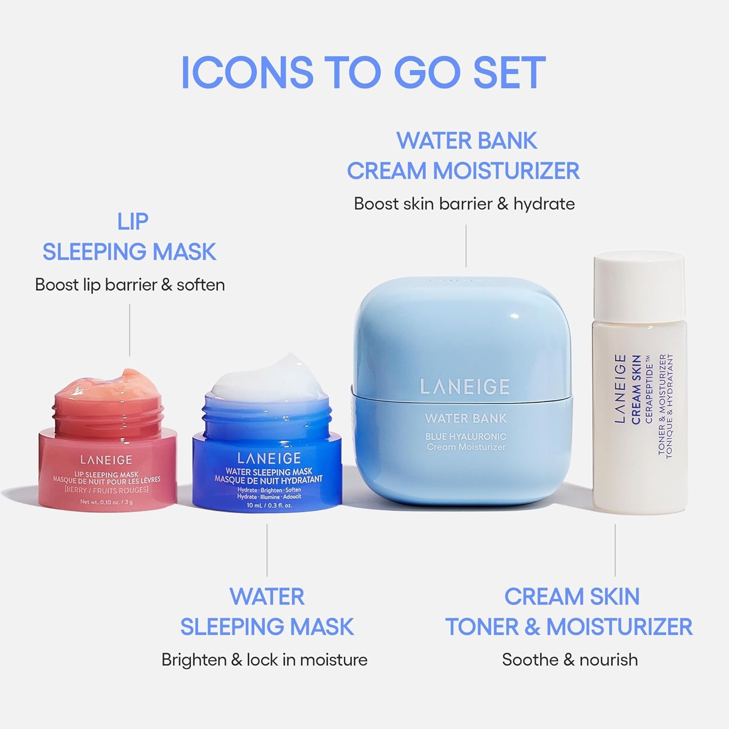 Water Bank Blue Hyaluronic Cream Moisturizer: Hydrating Korean Face Cream with Squalane & Ceramide for Skin Barrier Support, Dermatologist-Tested