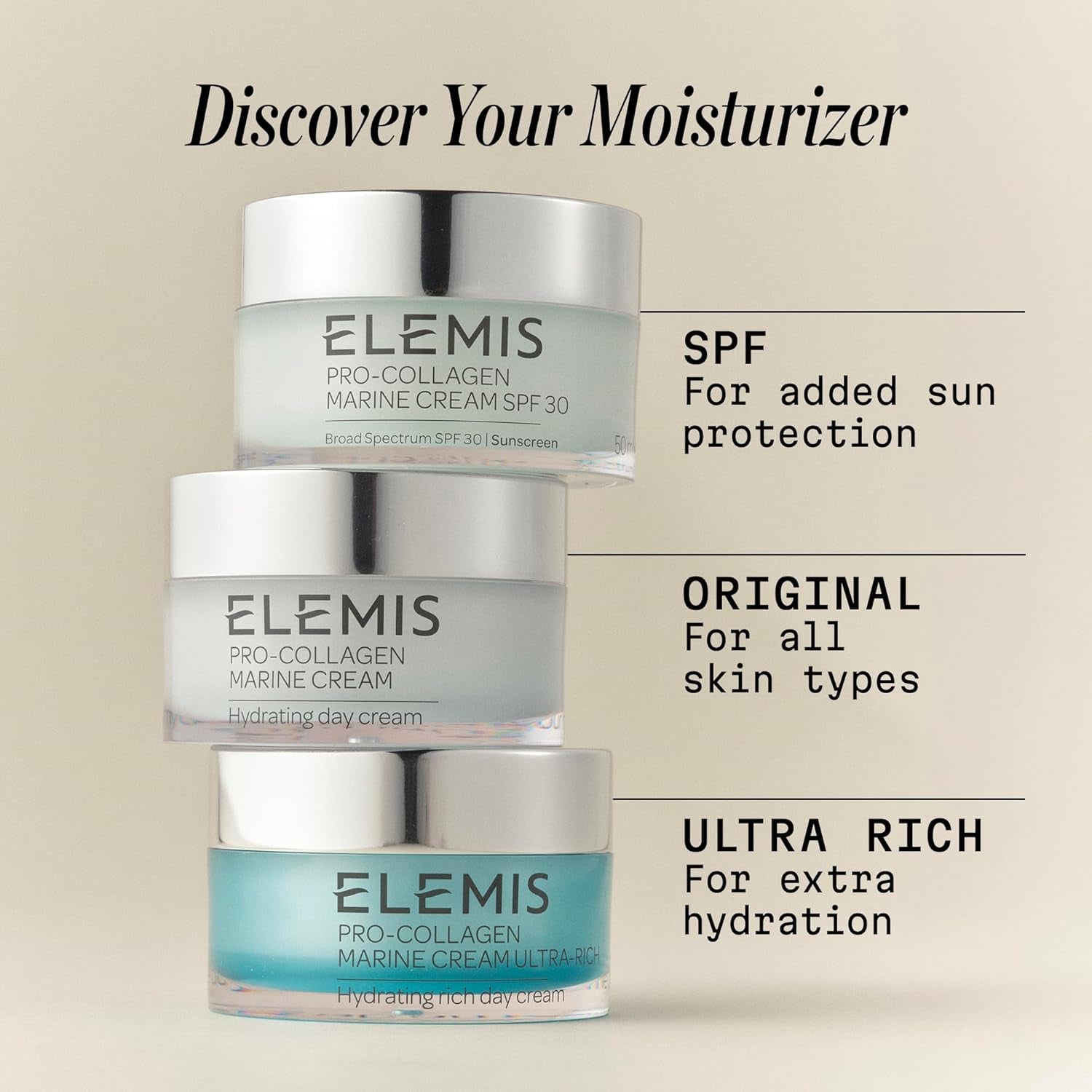 Pro-Collagen Marine Cream SPF 30, Lightweight Anti-Wrinkle Daily Facial Moisturizer