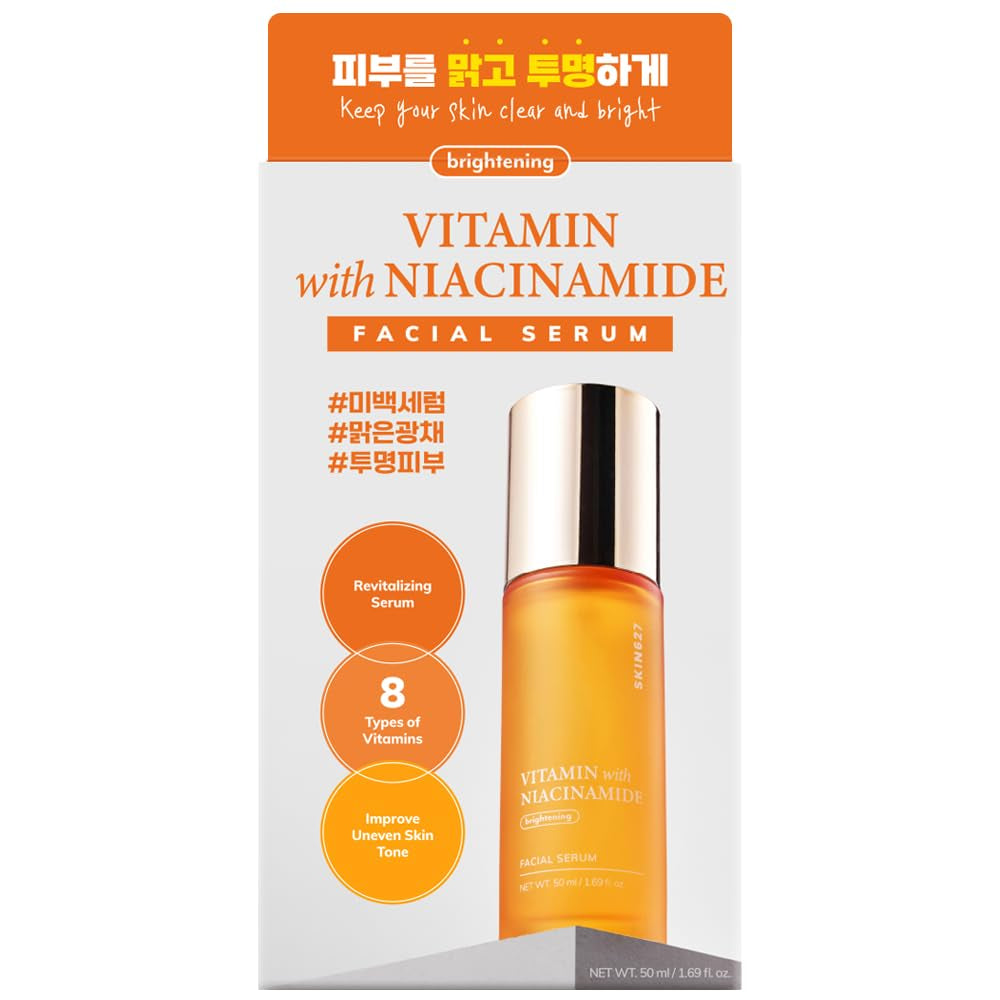 SKIN627 Daily Face Serum - 1.69 Oz Korean Skin Care Korean Moisturizer