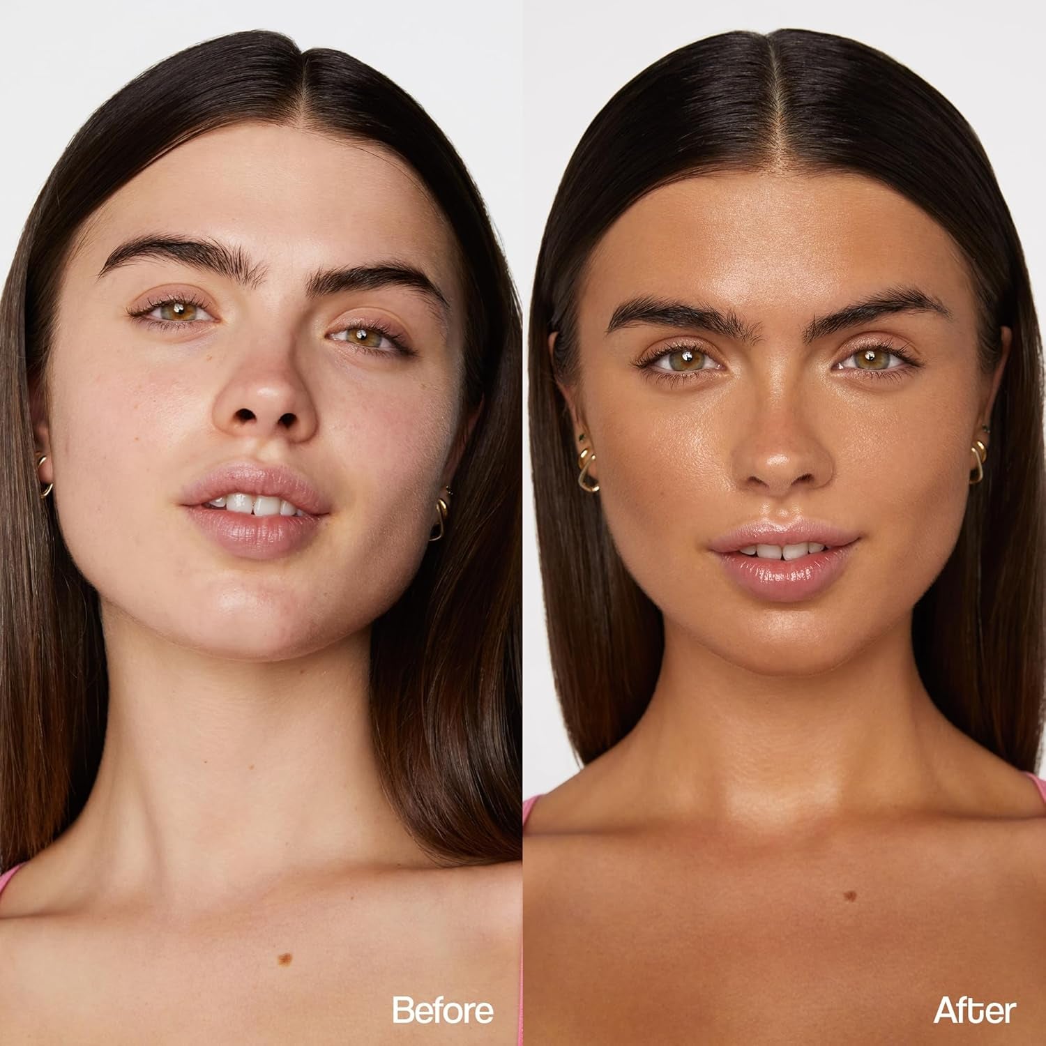 Medium Self Tan Drops, Streak-Free Body & Face Tanning Drops, No Fake Tan Smell, for Moisturizer & Lotion, Bronzing Face Tanner, Skincare Ingredients, Vegan, 1.01 Fl. Oz/30 Ml Bottle