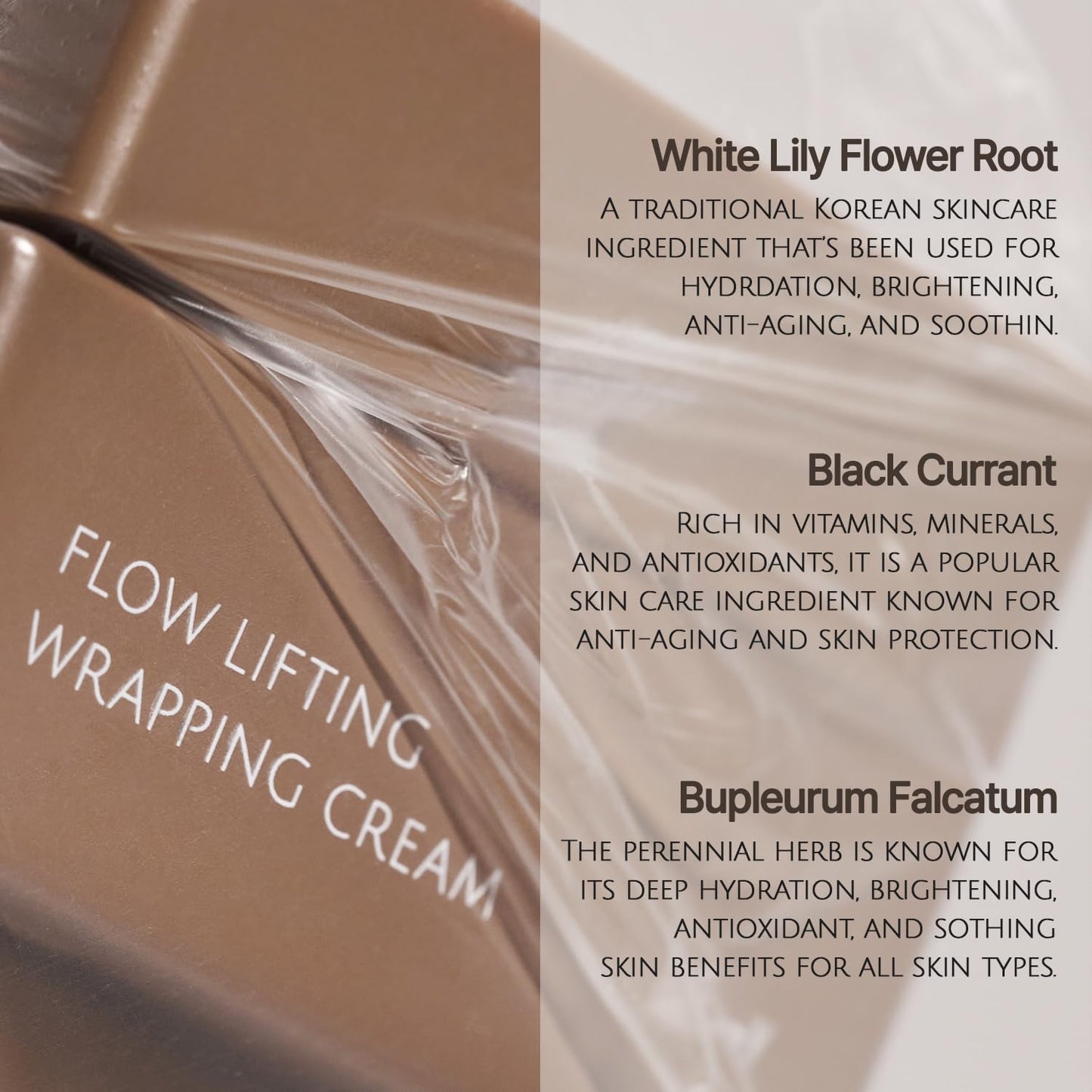 Flow Lifting Wrapping Capsule Cream - Collagen Face Moisturizer for Anti-Aging & Hydration - Visibly Firm Skin with Volufiline Capsule - Travel Kit- Korean Skin Care 0.5 Fl.Oz